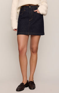 Z Supply The Socialite Denim Mini Skirt