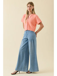 Dusty Blue Denim Pants