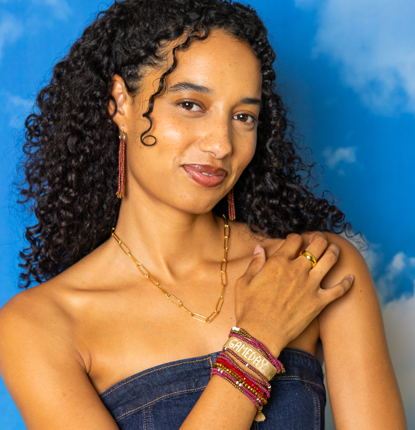 Tassel Seed Bead Earrings