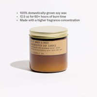 Amber & Moss - 12.5 oz Large Concentrated Candle