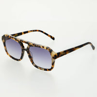 Havana Acetate Aviator Sunglasses
