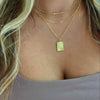 Starburst Pendant Necklace Gold Filled