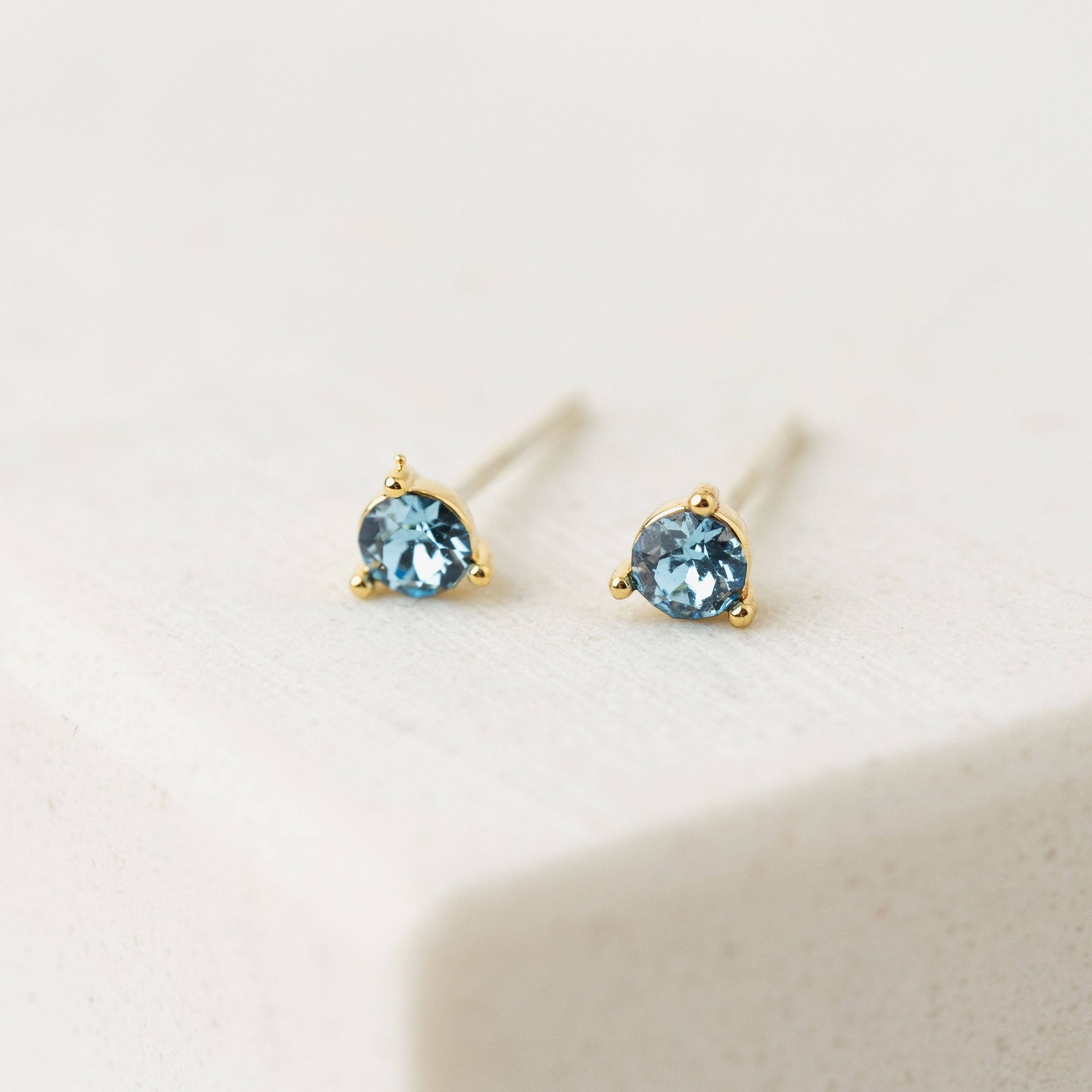 March Kaleidoscope Studs | Birthstone Studs | Crystal Studs