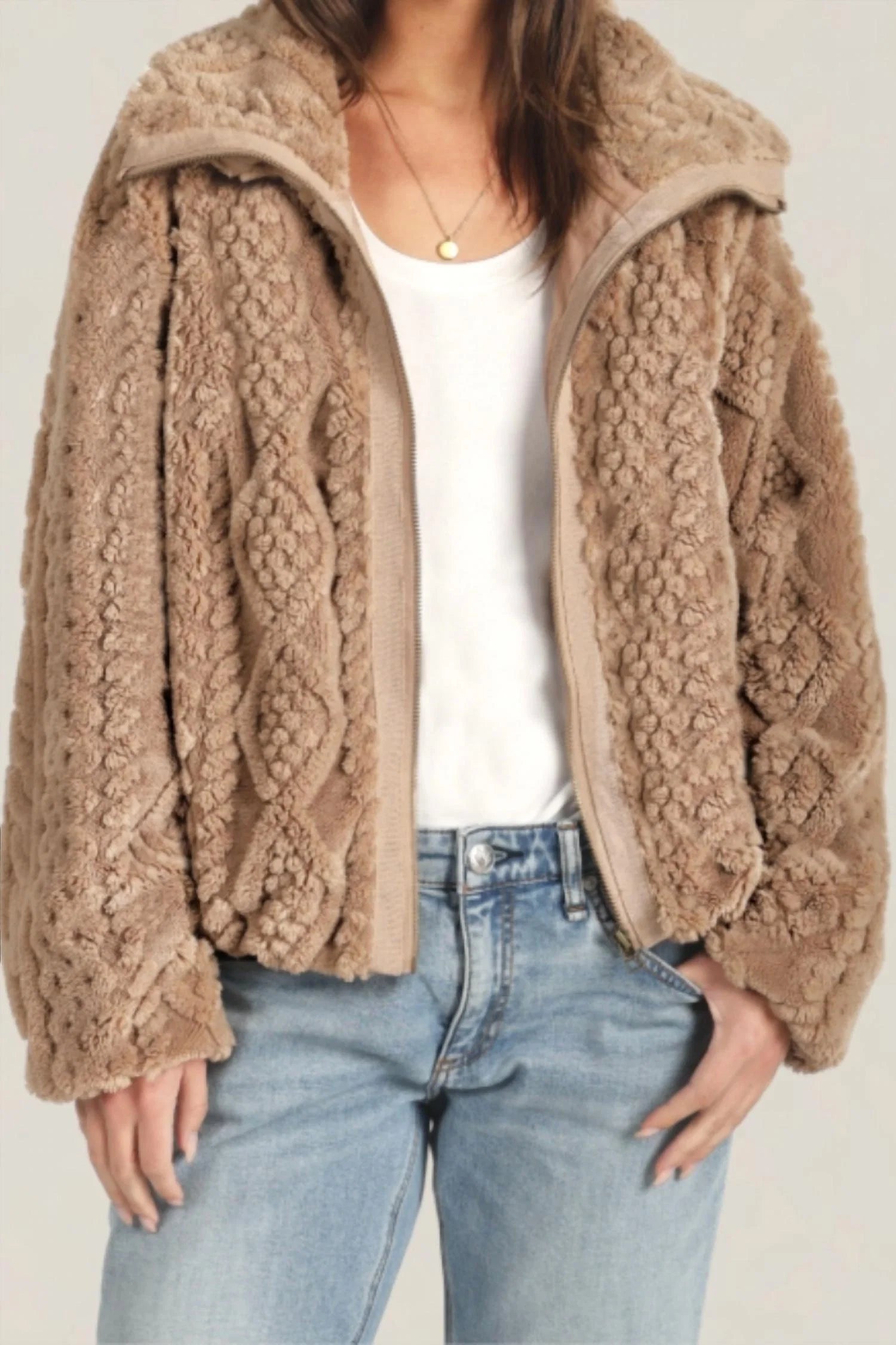 Dylan So Cozy Cable Jacket