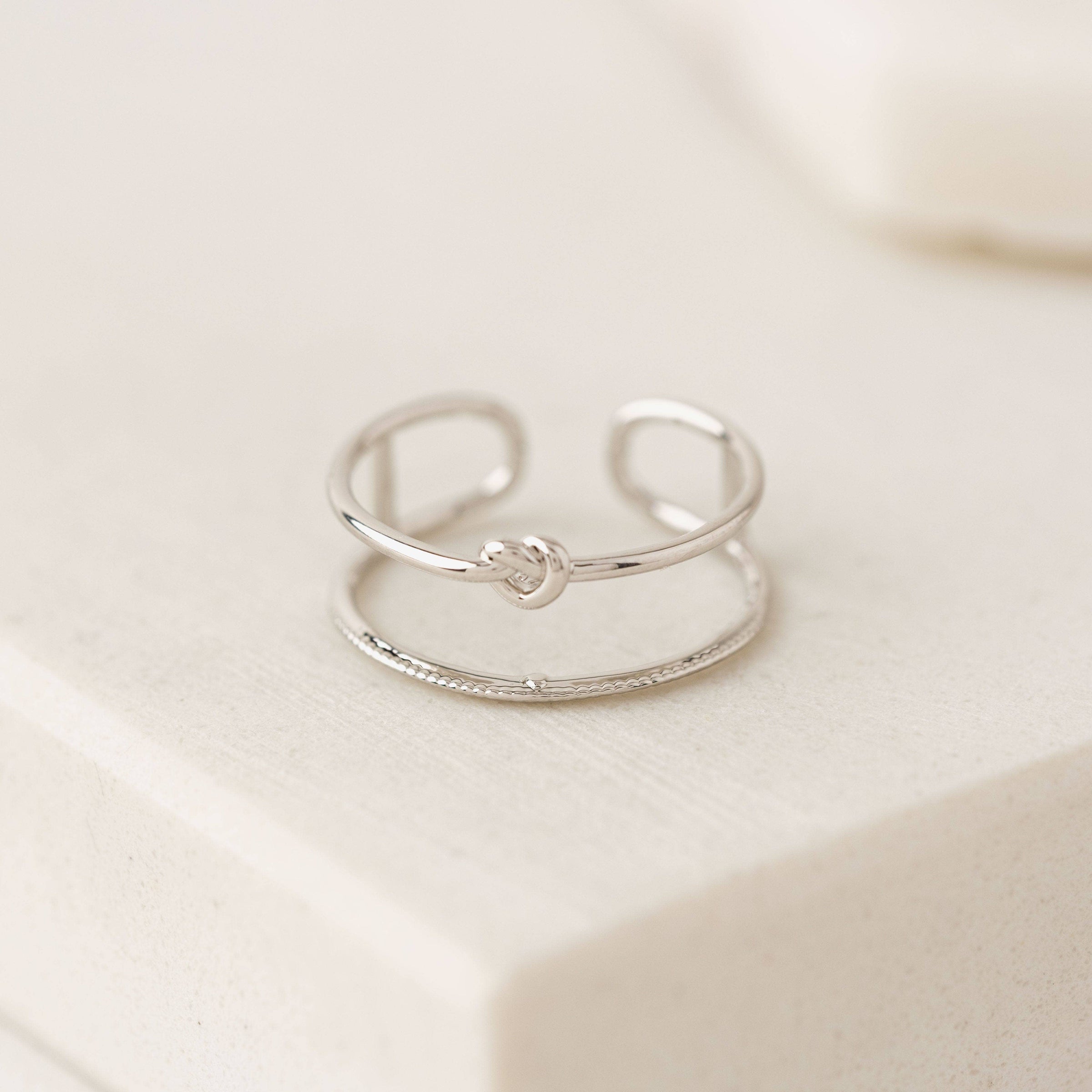 Knot Today Ring | Open Band Ring | Minimalist Ring