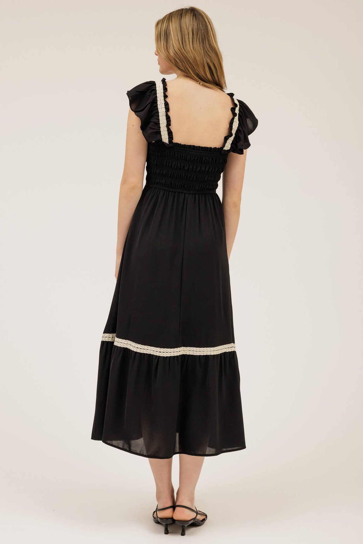 The Ruffle Midi Dress