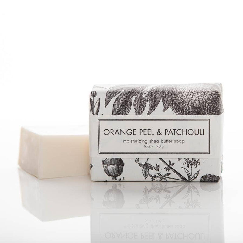 Orange Peel & Patchouli Shea Butter Soap - Bath Bar