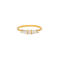 Tamara Ring | Vintage-Inspired CZ Ring | Gold Cocktail Ring