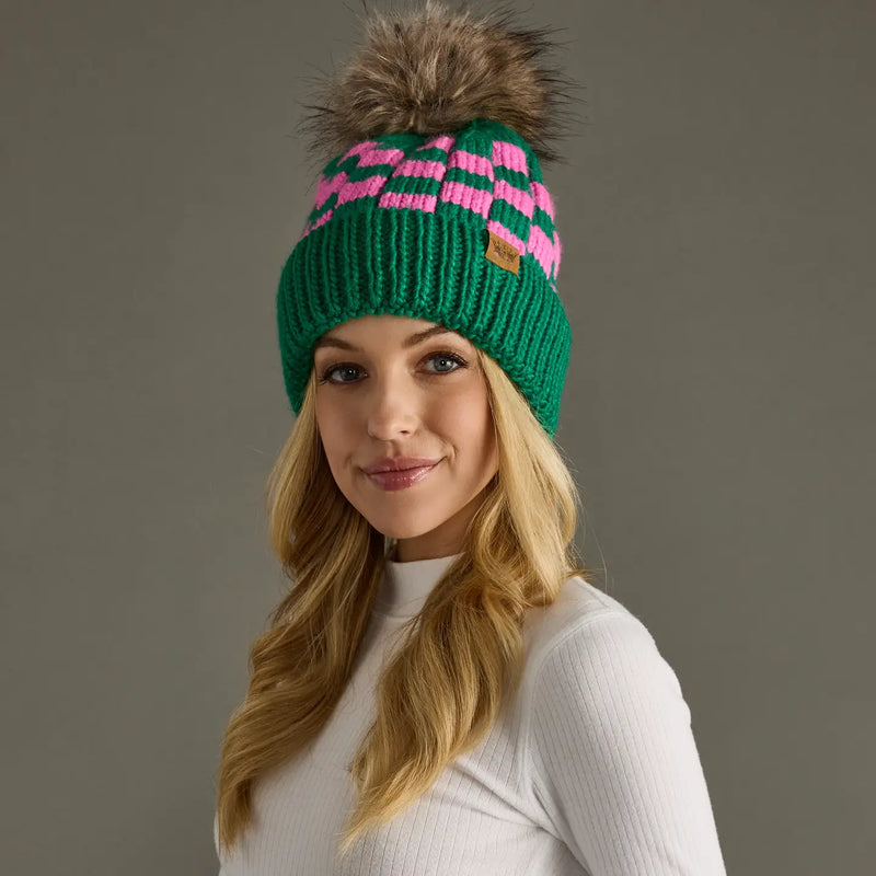 The Graphic Pom Hat