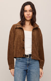 Z Supply Corin Bubble Hem Jacket