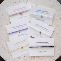 Citrine Bee Affirmation Charm Bracelet