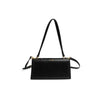 Abigail Clutch - Recycled Vegan Bag - Black Pleated