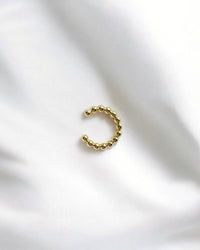 Lily Beaded Ear Cuff Gold Filled