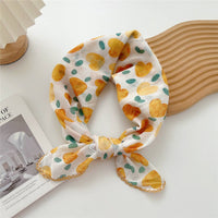 Cotton Linen Square Scarf