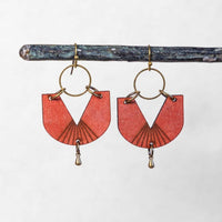 Salida Earring (small) in Terracotta