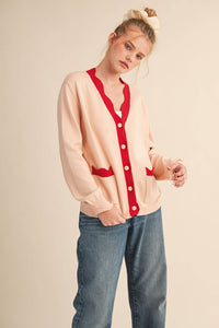 Scalloped Sweater Cardigan