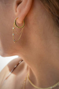 TRESOR HUGGIES- 14K GOLD VERMEIL