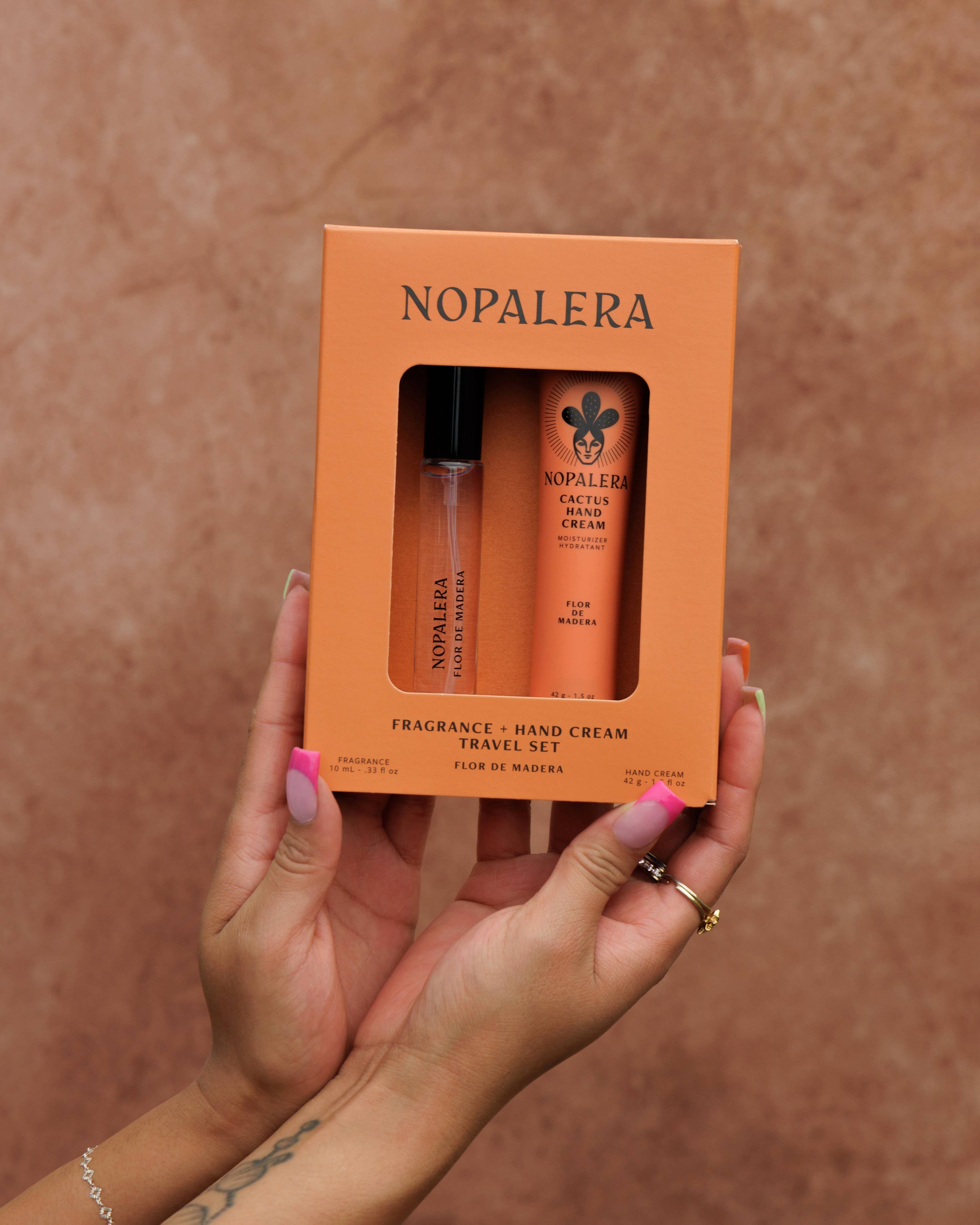 Hand Cream + Travel Fragrance Set - Flor de Madera