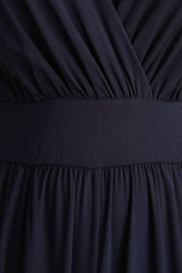 SURPLICE SLEEVELESS WAIST DEFINED CROPPED JUMPSUIT