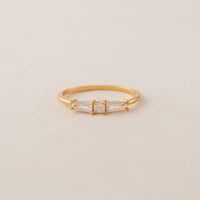 Tamara Ring | Vintage-Inspired CZ Ring | Gold Cocktail Ring
