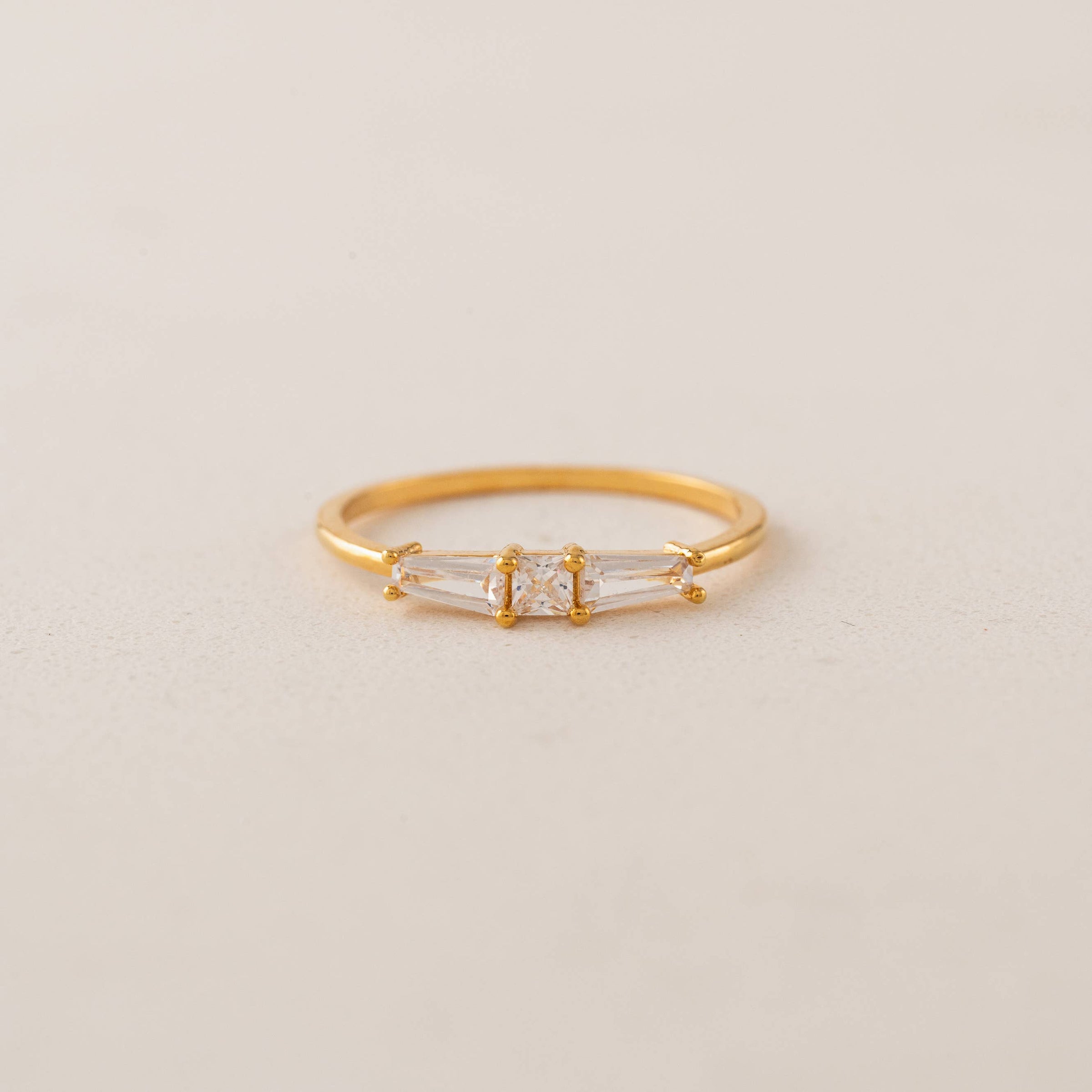 Tamara Ring | Vintage-Inspired CZ Ring | Gold Cocktail Ring