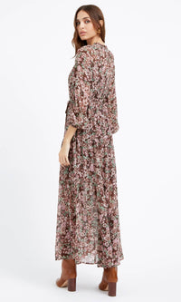 Zoa Chiffon Maxi Dress with Slip