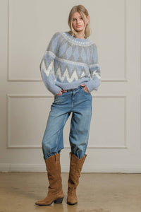 Alpine Diamond Jacquard Sweater