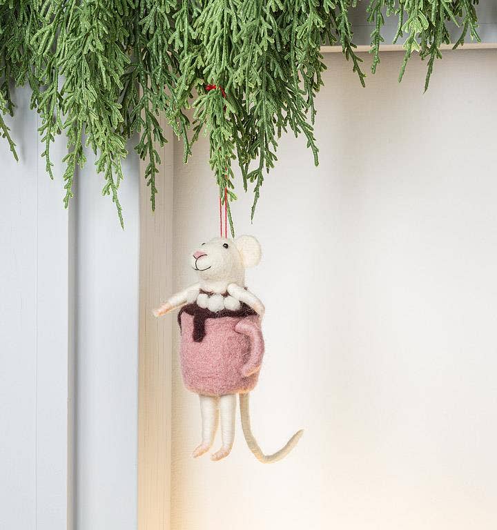 Mouse in Hot Chocolate Mug Ornament