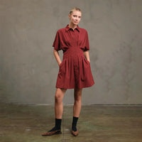 The Pintuck Shirt Dress