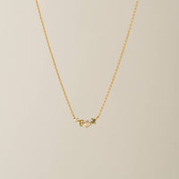 Amorette Necklace | Gold-Plated | Glass Crystal Necklace