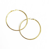 City Thin Hoops Gold Filled