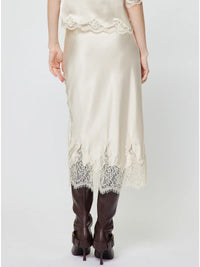 Current Air Lace Hem Skirt