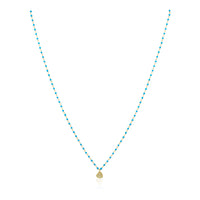 Elsa Mini Heart Necklace Turquoise