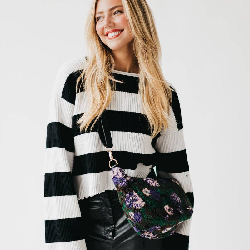 Shirley Sherpa Crossbody Bag