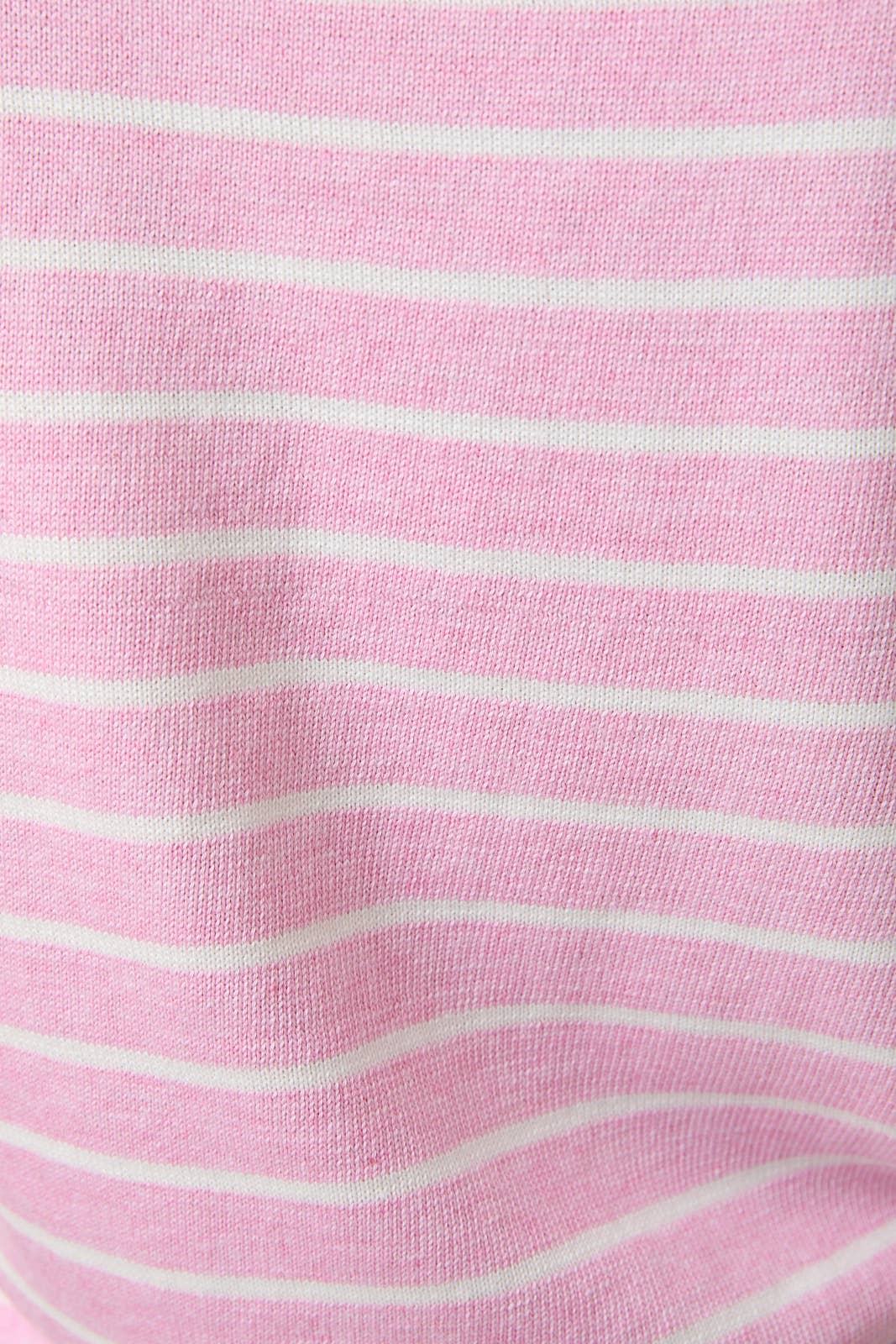 HALF SLEEVE CREW NECK PUFF STRIPED SWEATER TOP