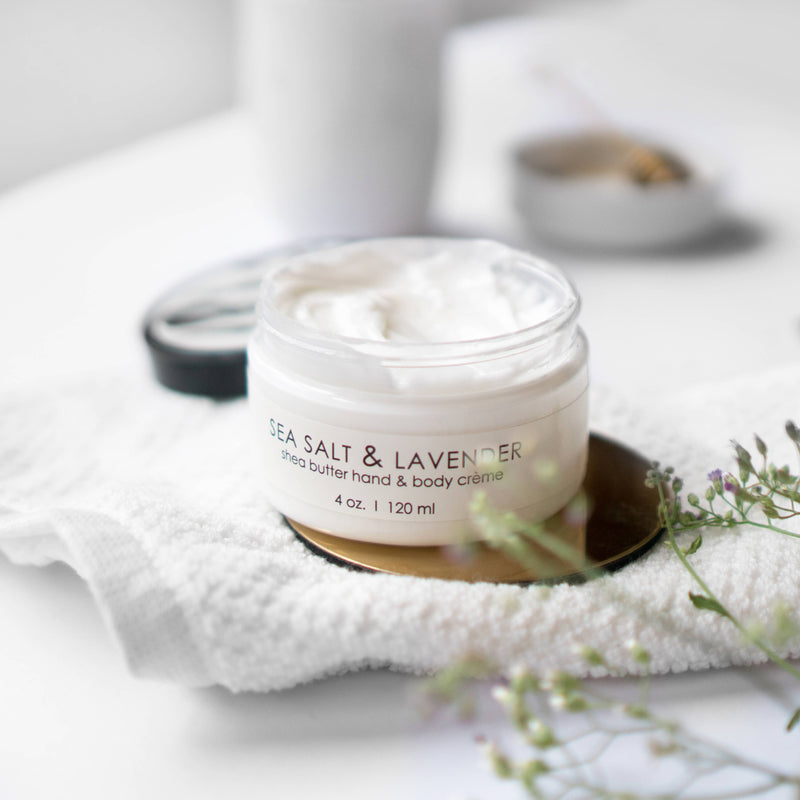 Sea Salt & Lavender Shea Butter Hand & Body Creme