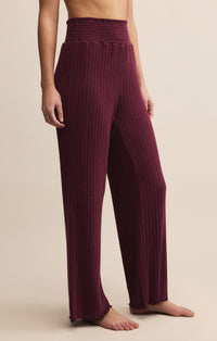 The Dawn Ribbed Smocked Pant