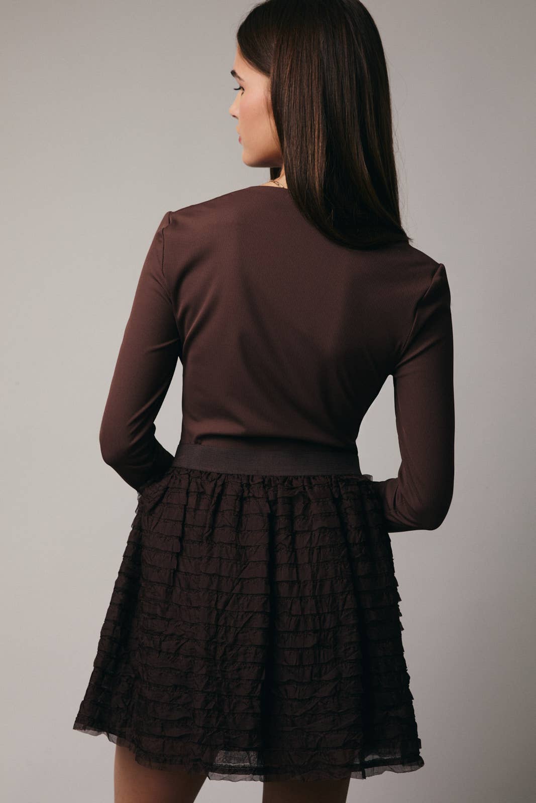 Long Sleeve Shrug Top