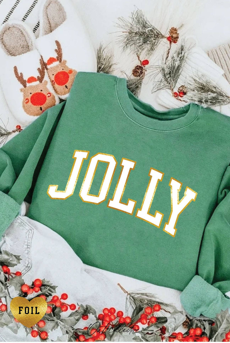 JOLLY FOIL Graphic Sweatshirt
