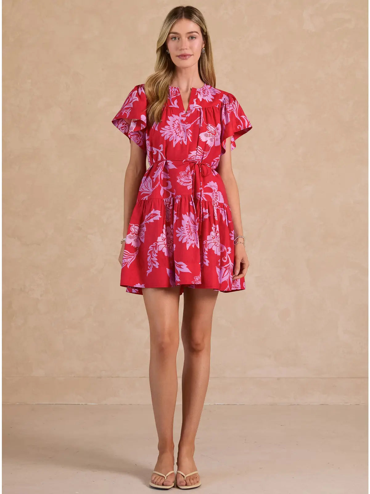 Floral Printed Mini Dress