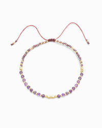 Amethyst Healing Gemstone Stacking Bracelet