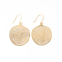 Gretchen Large Circle With Holes Earrings