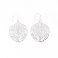 Gretchen Large Circle With Holes Earrings