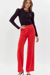 Selene High Waist Front Seam Trousers