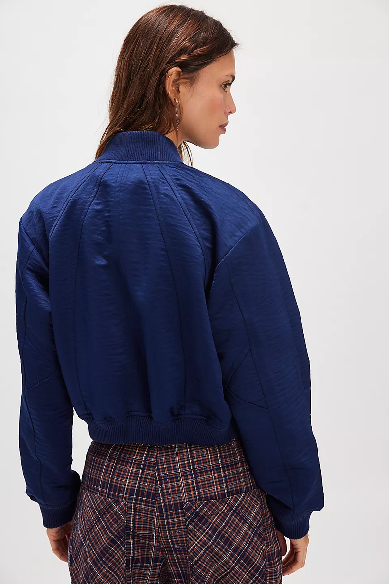 Ellie Satin Bomber