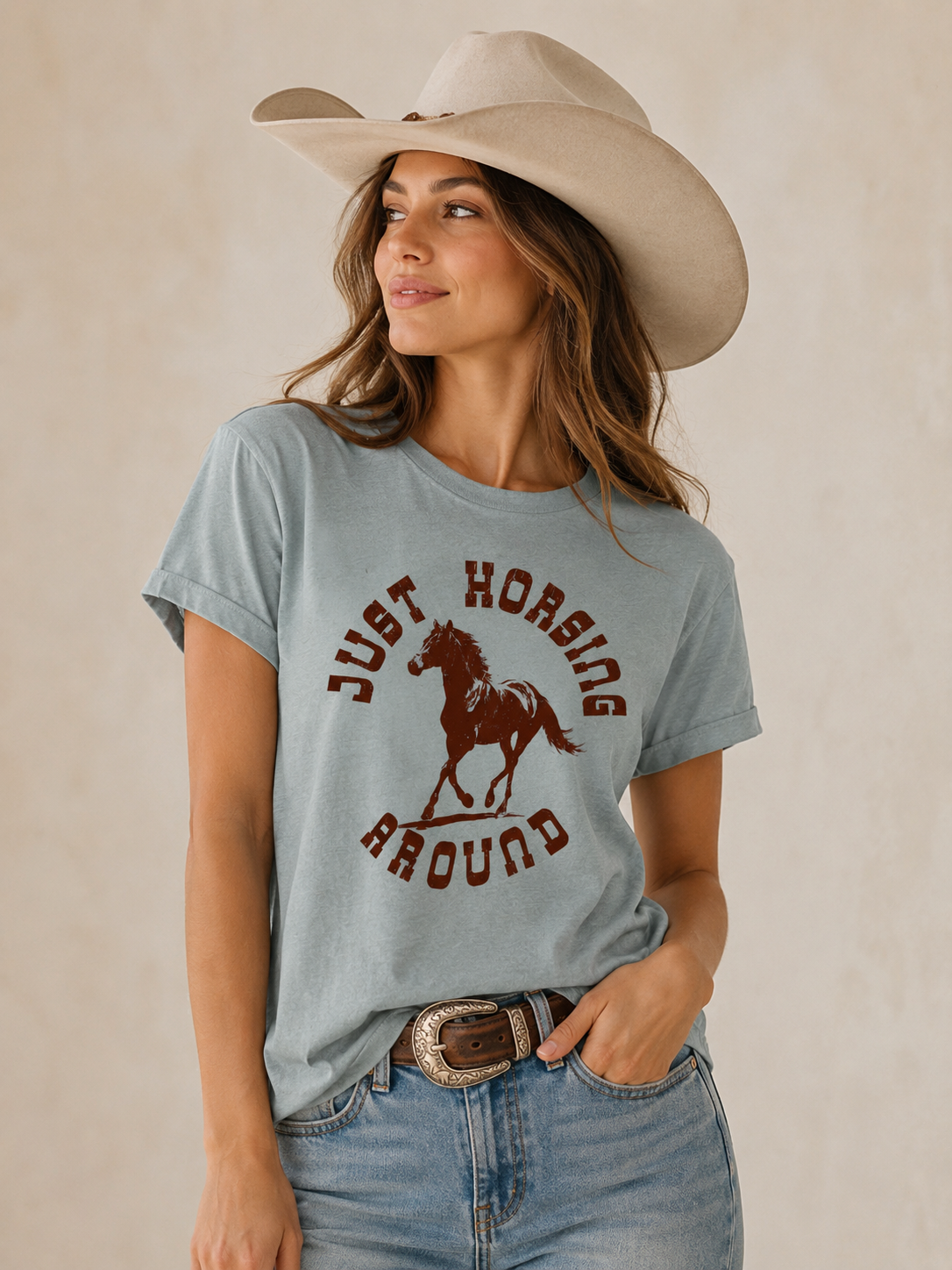 Project Social T Just Horsing Around Tee