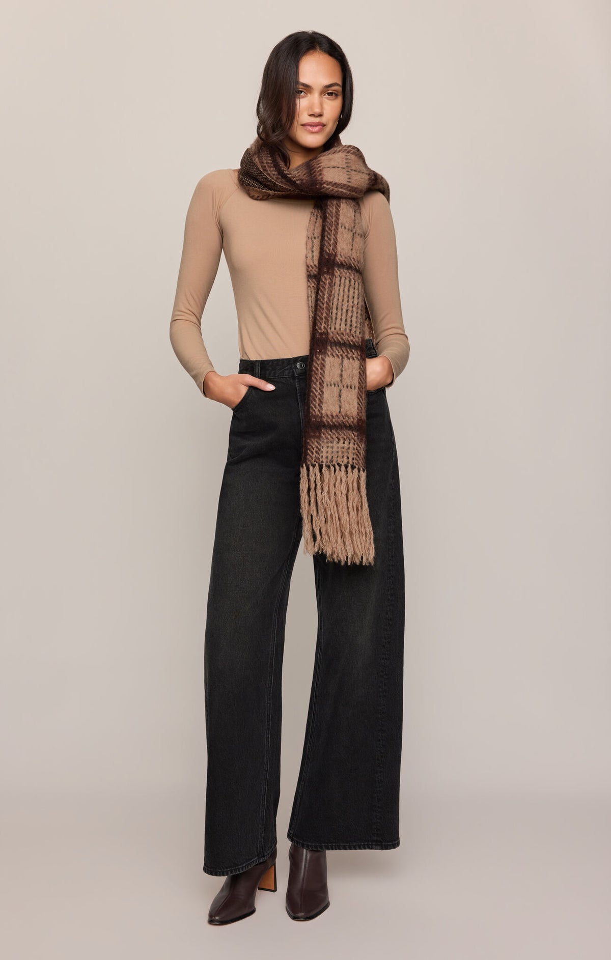 Z Supply Frostline Plaid Scarf