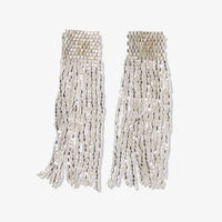 Marilyn Solid Beaded Fringe Earrings