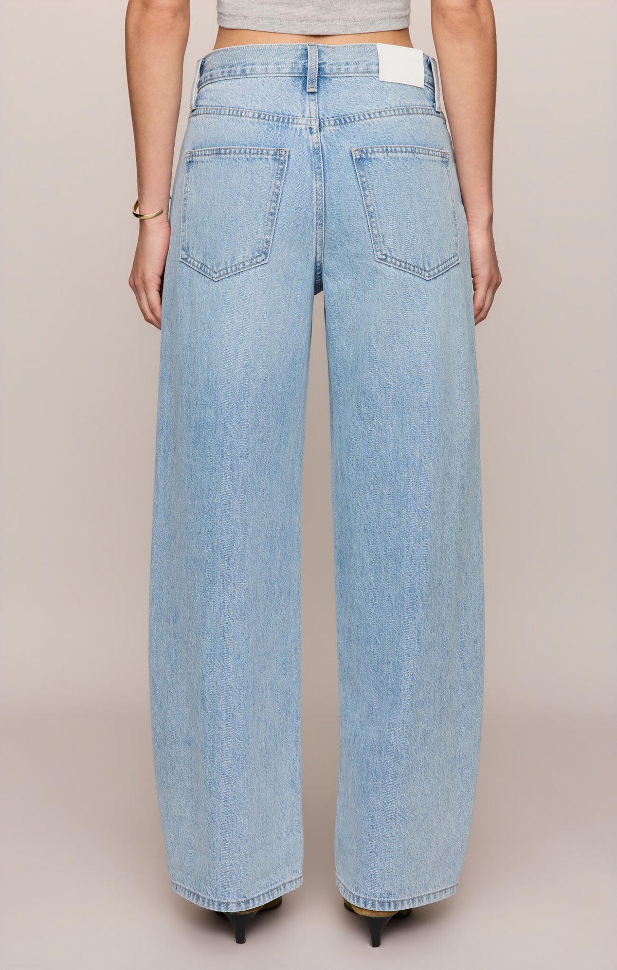 Z Supply The Show Off High Rise Bowed Jeans