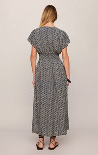 Z Supply Sanna Iris Floral Midi Dress